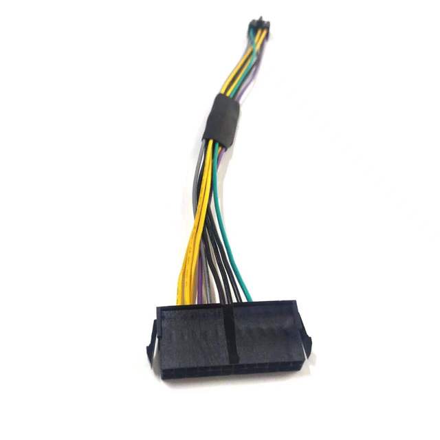 24 Pin to 8 Pin ATX PSU Power Adapter Cable with PVC Insulation for PC Servers Automobile & Motorcycle (12-inch/30cm)