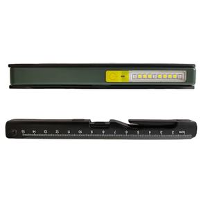 Lampe mécanique à <span class=keywords><strong>LED</strong></span> magnétique multifonctionnelle avec règle pour atelier de réparation automobile Lampe de travail rechargeable USB pliable - Product Image 4