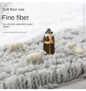 Moderne Anti-Slip Slaapkamer Badkamer Absorberende Voetmat Eenvoudig Verdikte Grensoverschrijdende Nieuwigheid Patroon Voor Keuken Bad Gebruik Voor Thuis - Product Image 5