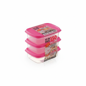 Contenitore In confezione rosa 150 3P per conservazione e conservazione degli alimenti - Product Image 1