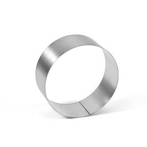 Ensemble de cercles à pâtisserie et mousses en acier inoxydable de 4 pouces, prix direct usine, vente en gros personnalisée pour la pâtisserie - Product Image 2