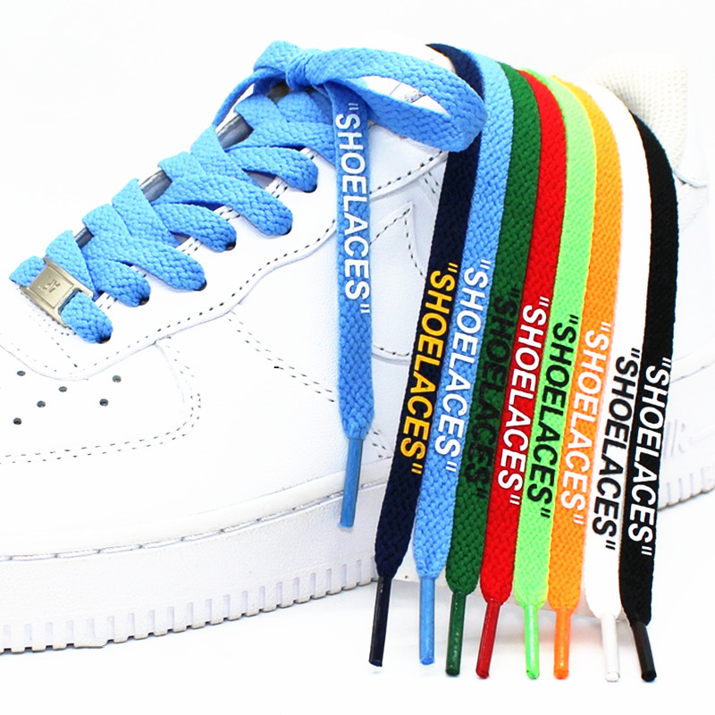 Logo Branded Shoe Laces Custom Flat Round Designs