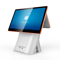 Terminal Punto de Venta (TPV) con Pantalla Táctil Dual de 15.6 Pulgadas, Impresora Integrada, Sistema Android, Gran Venta