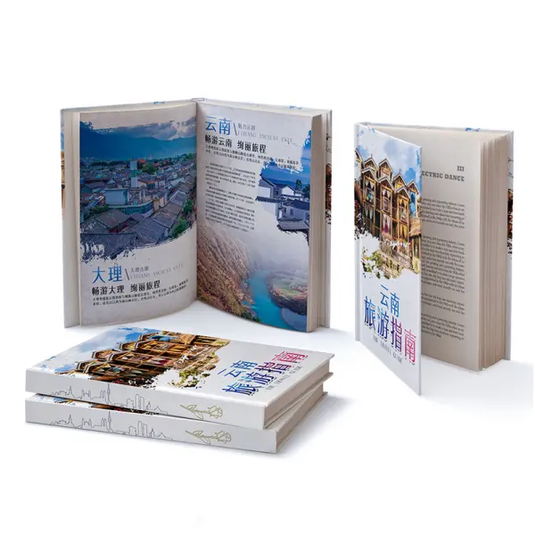 Custom Printing Cmyk Professionele Hardcover Boeken Catalogus Boekje Brochure Afdrukken