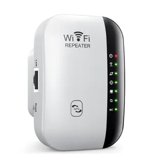 OEM Personnalisation Logo Design 802.11N 300Mbps WPS Installation facile Extension de portée WiFi/AP Amplificateur de puissance Répéteur WiFi