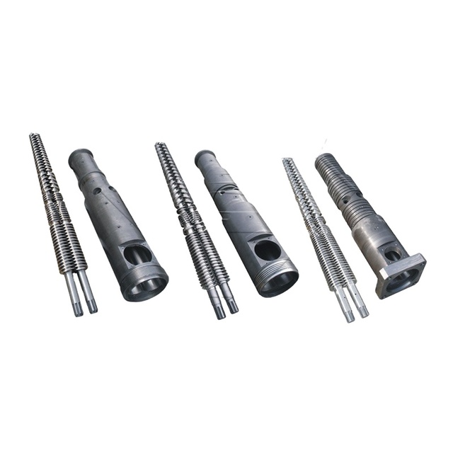 PVC Conical DOUBLE Twin Screw  Barrel for Plastic Extruder