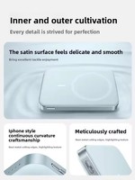 MagGo Anker A1664 Power Bank Ultra Slim 10000mAh Batterie magnétique 15W Mini chargeur portable Power Bank pour iPhone Samsung