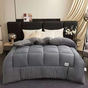 100% Polyester Modernes Mikrofaser-Lammvlies-Bettdecken-Set - Product Image 2