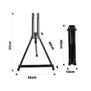 サプライヤーイーゼルディスプレイスタンドブラックメタル折りたたみ式ディスプレイスタンド - Product Image 2