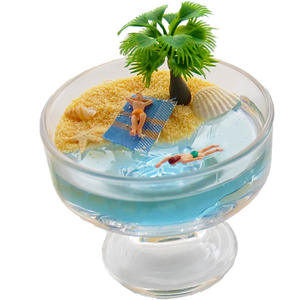 {Holiday Beach} Cumpleaños <span class=keywords><strong>de</strong></span> Navidad con temática del océano Adorno <span class=keywords><strong>de</strong></span> vela perfumada Tarro <span class=keywords><strong>de</strong></span> vidrio <span class=keywords><strong>de</strong></span> cera <span class=keywords><strong>de</strong></span> soja hecho a mano Aromaterapia <span class=keywords><strong>de</strong></span> larga duración - Product Image 5