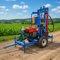 Mini-foreuse mobile personnalisable pour puits d'eau, machine de forage de puits portable