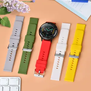 20mm 22mm Silicone Watch Band Rubber Watch Straps Quick Release Waterproof Fashion Silicone Wristband Rohs Acceptable SHX-849