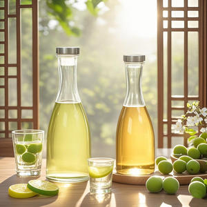 Ru Star Bouteille en verre d'alcool 100ml 250ml 500ml Bouteille de vodka whisky <span class=keywords><strong>rhum</strong></span> en verre avec couvercle <span class=keywords><strong>à</strong></span> vis - Product Image 1