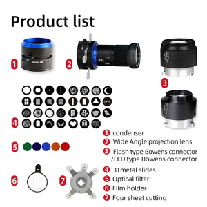 Kazhi mg06max phiên bản ánh sáng kép tập trung hình nón Snoot đèn chiếu sáng có thể điều chỉnh màu phụ kiện studio ảnh - Product Image 4