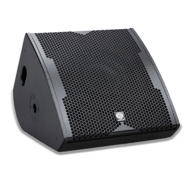 LS3 Coaxial 12-inch/15-inch Active/Passive Mono Wood Shell Monitor Speaker with 400W/350W Power XLR/Speakon Connectivity