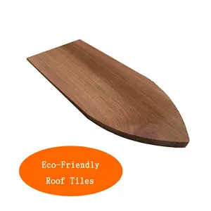 Natural Corrosion House Building Materials Roof Tiles Custom Wood Cedar Shingle Siding Tiles