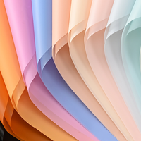 JYSM005 Emballage cadeau pour fleuriste, vente en gros, écologique, imperméable, PVC 80gsm, papier kraft vierge, 92-94 de luminosité, numérique