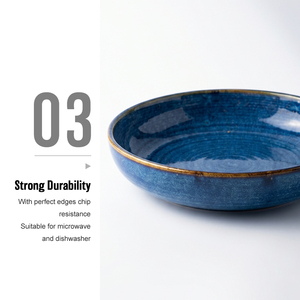 Directo de fábrica venta al por mayor y de <span class=keywords><strong>porcelana</strong></span> restaurante a granel plato de ensalada de cerámica hotel frutas secas plato hondo - Product Image 5