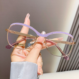 7148 Oval - Monturas Ópticas para <span class=keywords><strong>Gafas</strong></span> de Mujer, Anti Luz Azul, Talla Grande, Modelo 2026 - Product Image 6