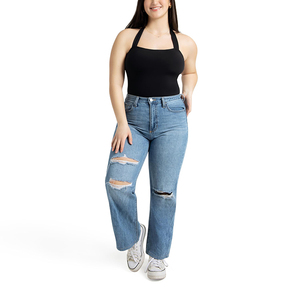 Venta al por mayor Halter <span class=keywords><strong>Ballet</strong></span> Leotardo sin mangas Mono Negro Altamente elástico <span class=keywords><strong>Ballet</strong></span> Dance Leotardo <span class=keywords><strong>para</strong></span> mujeres - Product Image 4