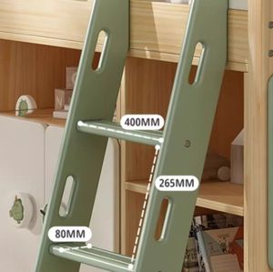 <span class=keywords><strong>Lit</strong></span> multifonctionnel pour enfants Animal amusant Petite taille en bois massif <span class=keywords><strong>mi</strong></span>-<span class=keywords><strong>hauteur</strong></span> Armoire combinée de rangement pour chambre à coucher - Product Image 5