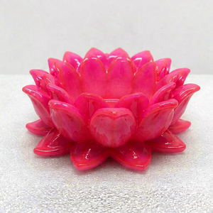 Pot de fleurs en résine en forme de lotus, design moderne et écologique, décoration intérieure pour plantes succulentes et autres plantes - Product Image 1
