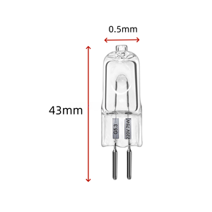 1pcs <span class=keywords><strong>Ampoule</strong></span> halogène haute température pour <span class=keywords><strong>hotte</strong></span> de four résistant à la chaleur 12V 24V 36V <span class=keywords><strong>G4</strong></span> G5.3 <span class=keywords><strong>Ampoule</strong></span> d'interface - Product Image 1