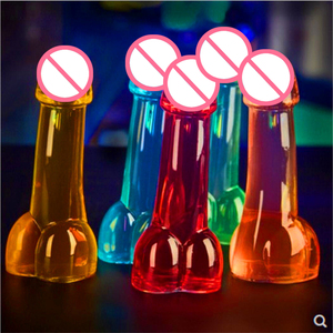 Verres à Cocktail Martini à haute teneur en bore de jus Transparent cadeau parfait pour la décoration de bar tasse en forme de pénis verre Dick verre phallique - Product Image 6