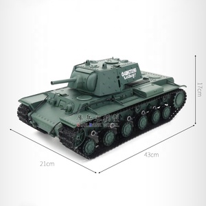 3878-1 Char lourd soviétique <span class=keywords><strong>KV</strong></span>-1S, modèle militaire, char télécommandé 2,4 GHz, IR+BB, avec fumée, jouets DIY, cadeaux MT - Product Image 6