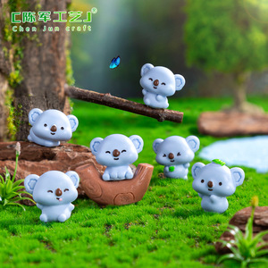 Chenjuns ผลิตภัณฑ์ข้ามพรมแดนใหม่ได้แก่รูปแกะสลักโคอาล่าน่ารักการตกแต่งสวนแบบทำมืออุปกรณ์แขวนและไมล์ - Product Image 3