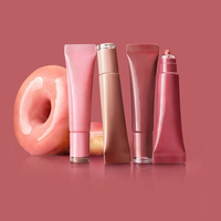 Gloss à lèvres hydratant au peptide végétalien, saveur fruitée, SPF, effet repulpant, avec logo personnalisé, marque privée
