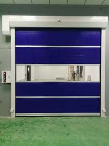 <span class=keywords><strong>Rideau</strong></span> isolé personnalisé en PVC <span class=keywords><strong>Porte</strong></span> rapide à enroulement rapide pour ateliers Pliable Design chinois Surface finie coupe-vent - Product Image 2