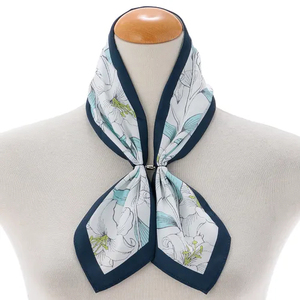 Pañuelo para el Cuello con Diseño Pintado a Mano Estilo Chino, Ligero y Transpirable para Mujer, Fibra de Poliéster + Nailon - Product Image 4