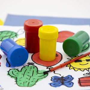 Tempera <span class=keywords><strong>Lavabile</strong></span> per Bambini 2026, 6 <span class=keywords><strong>Colori</strong></span>, per <span class=keywords><strong>Pittura</strong></span> con le Dita, Educazione Precoce - Product Image 5