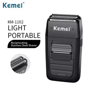 Tondeuse à cheveux électrique sans fil rechargeable par USB, étanche, <span class=keywords><strong>KM</strong></span> Manufacturer, modèle <span class=keywords><strong>KM</strong></span>-<span class=keywords><strong>1102</strong></span>, ensemble professionnel pour barbiers. - Product Image 4