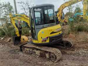 Mini pelle japonaise Yanmar 55 Vio55 Vio50 Vio40 mini pelle de 5 tonnes à utiliser en vente yanmar vio55b pelle yanmar d'occasion - Product Image 2