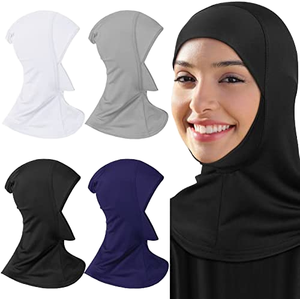 Women's Islamic Muslim Inner <b>Hijab</b> Cap Wholesale Printed Ethnic Style Modal Cotton Underscarf Headwrap for Spring and Winter - Product Image 3
