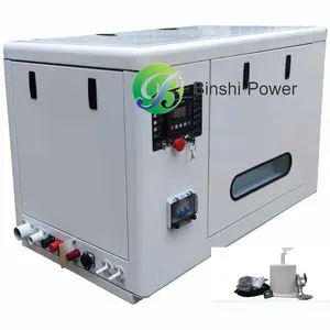 Mini 6KW 6KVA 8KW deniz su soğutmalı jeneratör 12KW 15KW 19KW 120V 220V küçük deniz motoru dizel jeneratör seti balıkçılık yat için