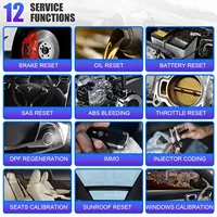 LAUNCH Creader TPMS 5011 V2 Herramienta de Activación y Diagnóstico TPMS con WiFi, 12 Funciones de Reinicio, Sensor de 315/433MHz y 2.4GHz