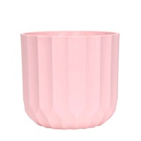 Pots de fleurs et de plantes en plastique personnalisés de style design contemporain pour la décoration de la maison et du jardin, pour usage au sol et dans les centres commerciaux