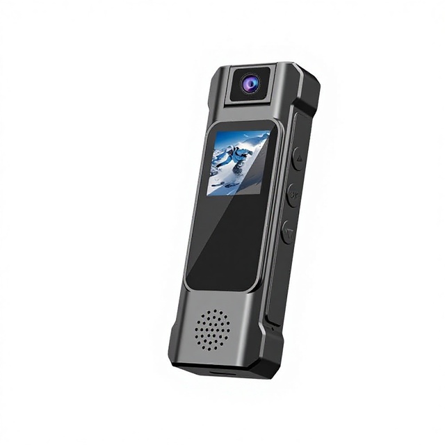 Cross-Border Portable Handheld Sports Camera CMOS Back Clip Wearable Body-Worn Outdoor Shooting WIFI Live Streaming Recorder ABS