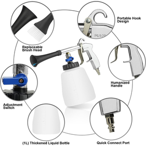 <b>High</b> <b>Pressure</b> Snow Foam Cannon Transparent Bottle Foam <b>Gun</b> Jet Washing Spray <b>Gun</b> for Car Washing - Product Image 6