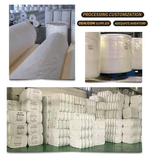 Fornitore della cina Cupro Fiber Skin Care maschera facciale carta Spunlace tessuto non tessuto maschera facciale materiale