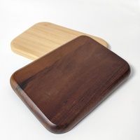 Plat de service et de conservation en verre facile à nettoyer avec base en bambou/bois pour beurre, fromage, desserts, gâteaux, crème et fruits