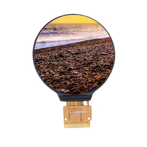 Small Round 1.28 Inch Lcd Screen 240*240 Resolution 1.3 Inch Spi Interface Ips Circular Tft Lcd Module Panel