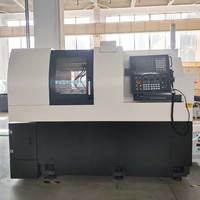 Tour CNC à double broche SC425 pour machine à 5 axes avec commande FANUC, traitement de barres métalliques de haute précision