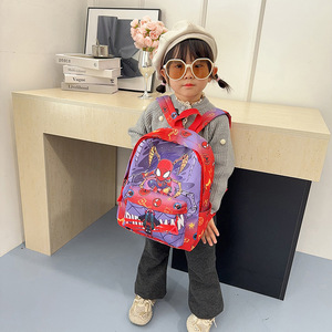 Sac à dos mignon de Spider-Man de dessin animé <span class=keywords><strong>pour</strong></span> enfants, sac de <span class=keywords><strong>rangement</strong></span> <span class=keywords><strong>pour</strong></span> téléphone, collations et jouets, cartable anti-perte <span class=keywords><strong>pour</strong></span> étudiants - Product Image 2