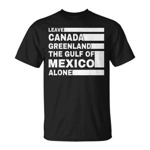 T-Shirt Retro Stile Vintage del Golfo d'America: Lascia in pace il Canada e il Golfo del Messico - Product Image 1