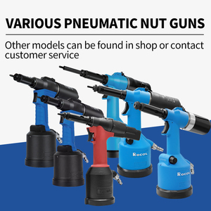 Pistola de tuercas de remache neumática completamente automática Luoge, herramienta de tapa de tracción para remachadoras de aire americanas británicas - Product Image 4