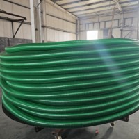 Tuyau flexible en PVC transparent Huachen renforcé avec fil d'acier hélicoïdal, résistant à la chaleur, avec protection UV et service de découpe